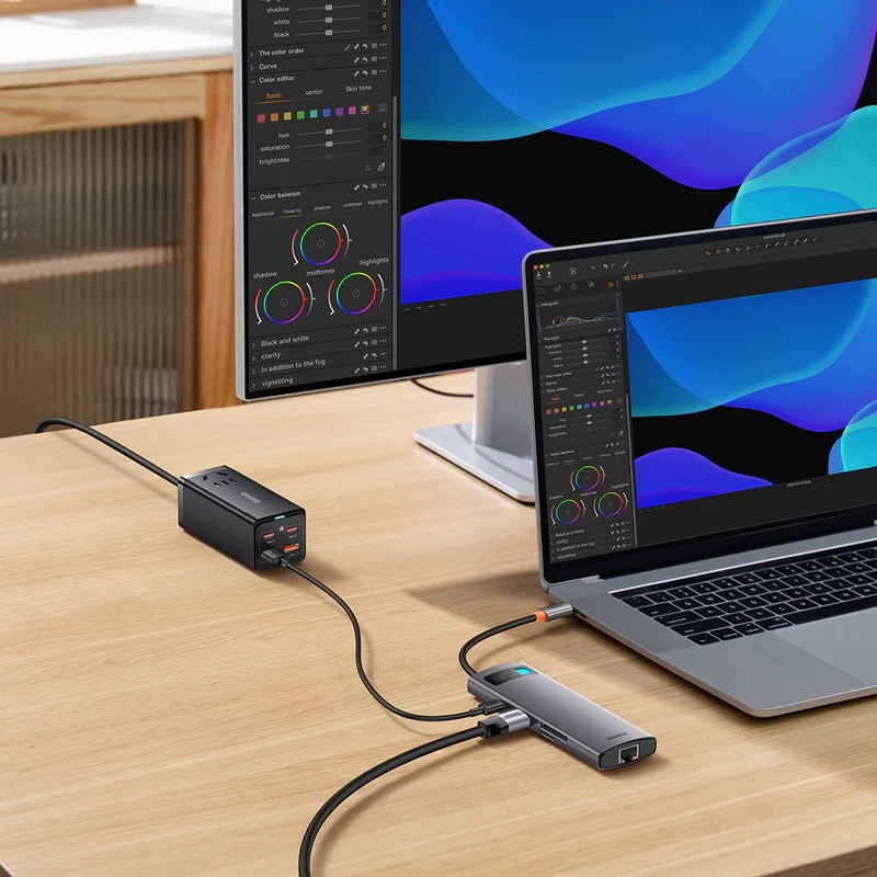 قیمت و خرید هاب 8 پورت USB-C باسئوس مدل Starjoy BS-OH102